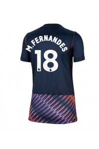 Tottenham Hotspur Mateus Fernandes #18 Fotballdrakt Borte Klær Dame 2026-27 Korte ermer
